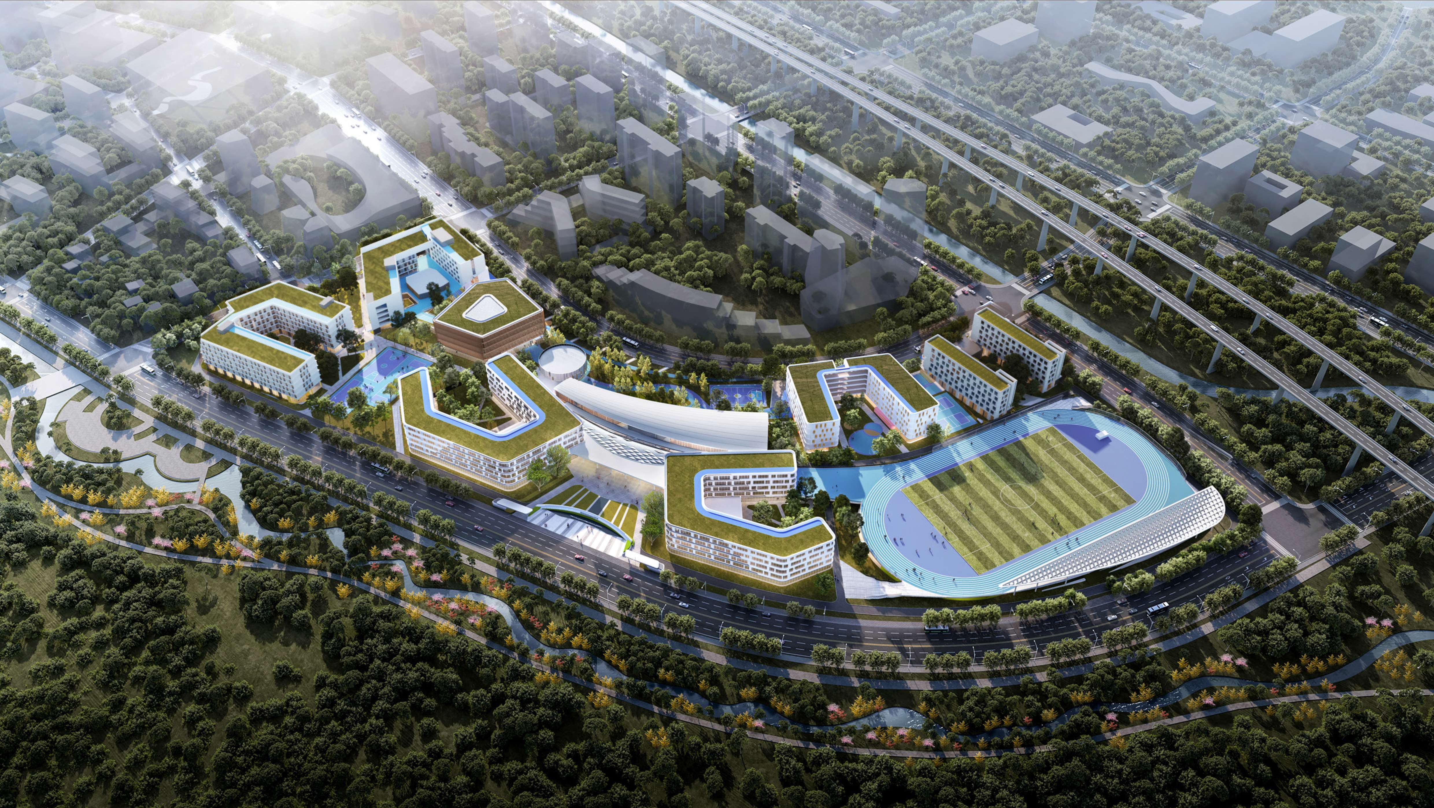 起步區(qū)都市陽臺東組團國際學(xué)校